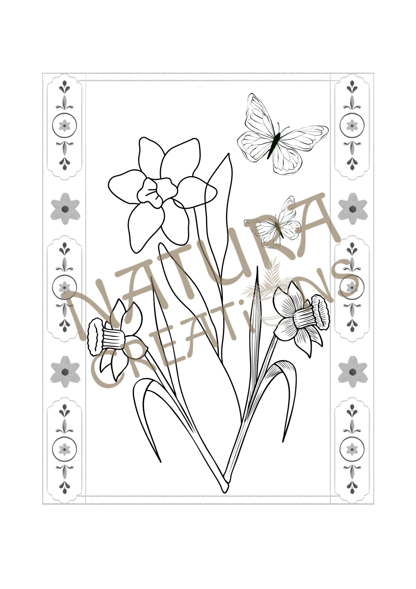 Happy Easter Coloring Pages ⪼ Instant PDF Download