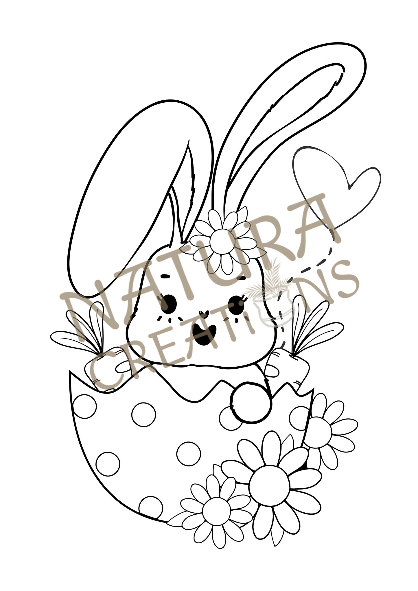 Happy Easter Coloring Pages ⪼ Instant PDF Download