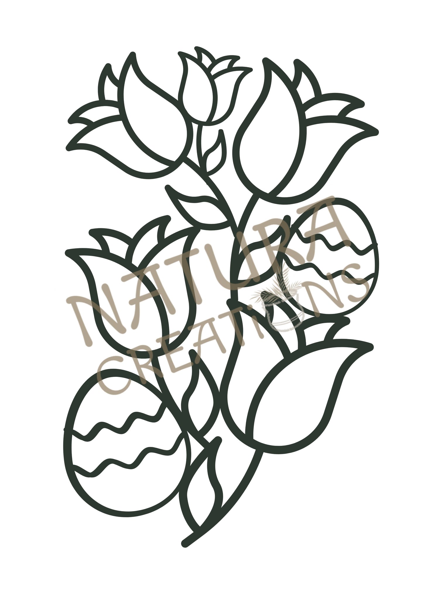 Happy Easter Coloring Pages ⪼ Instant PDF Download