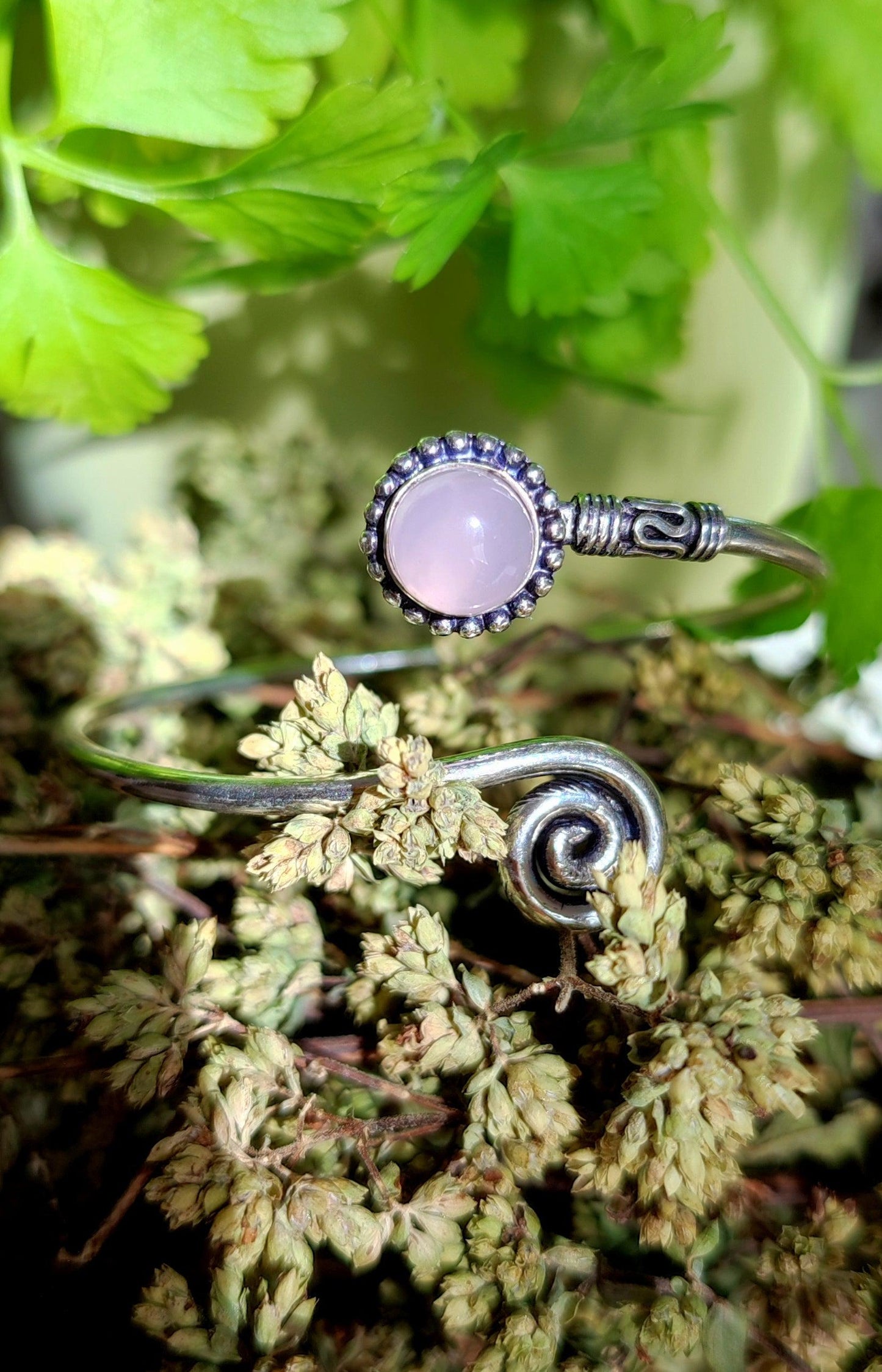 Sahana Bracelet ⪼ Adjustable Silver Plated Bracelet