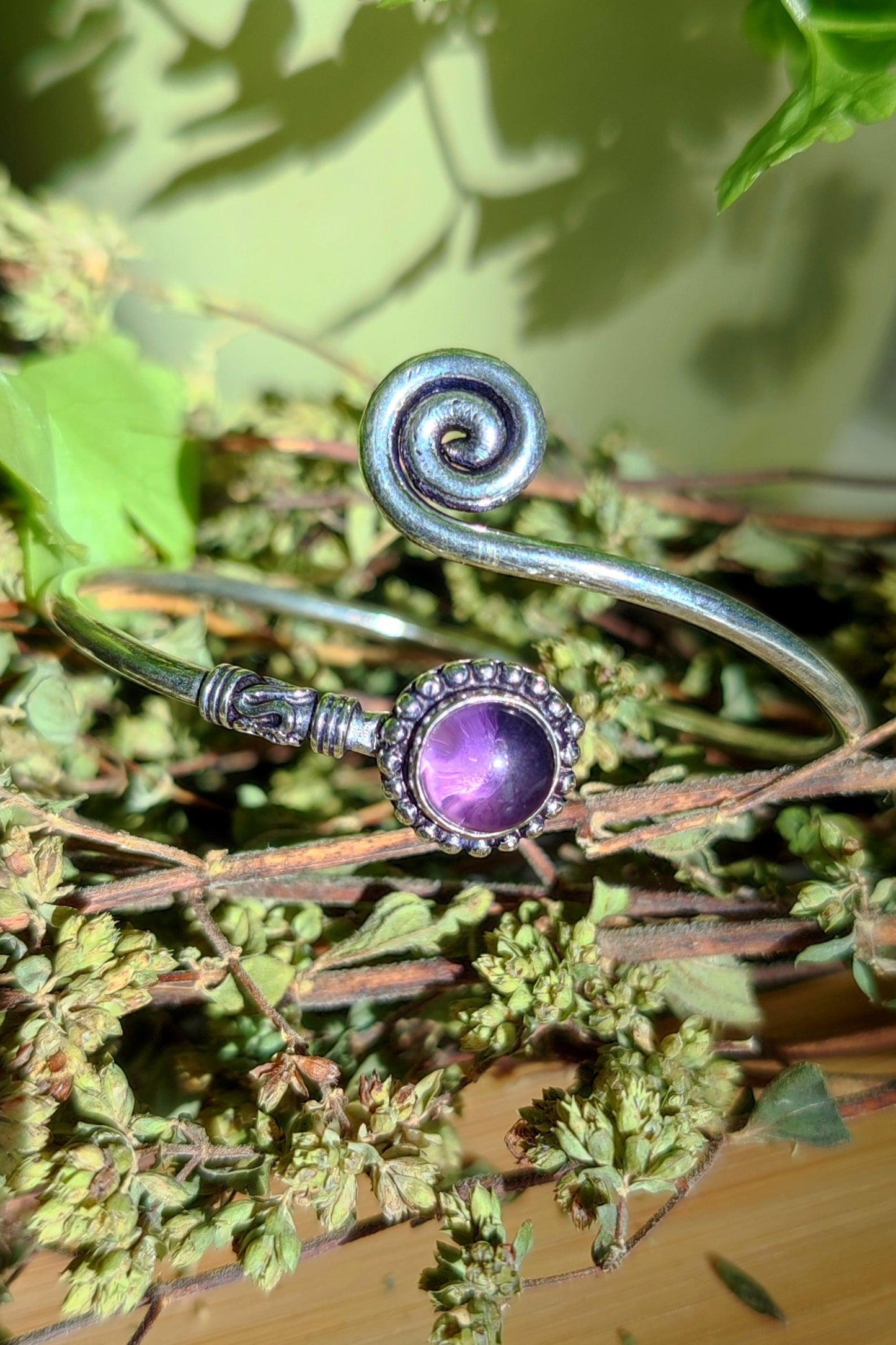 Sahana Bracelet ⪼ Adjustable Silver Plated Bracelet