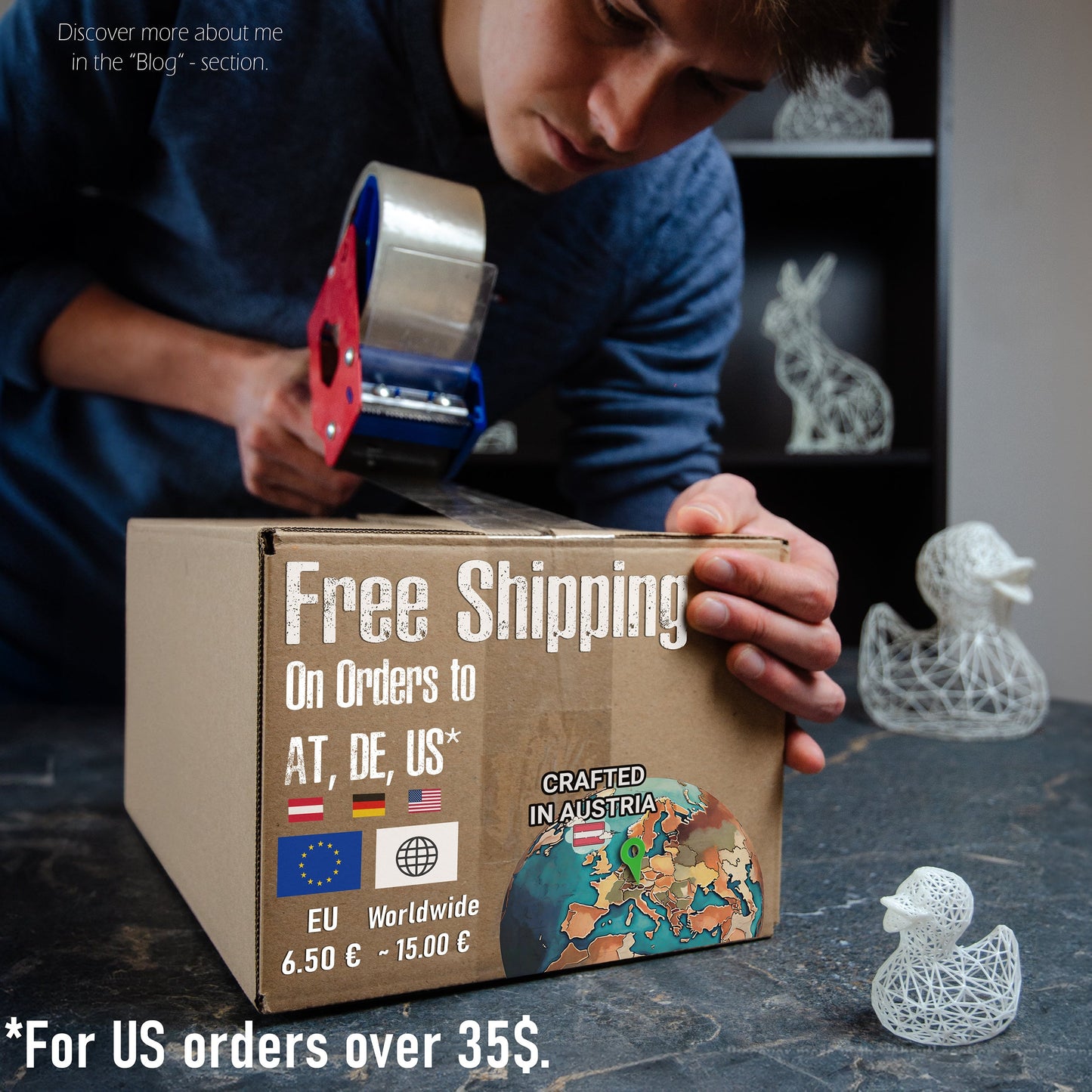 Gemini Decor Sculpture - 3D Grid Design Zodiac Art