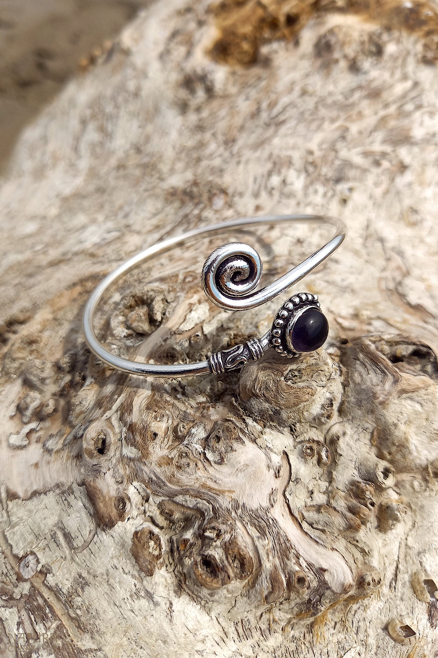 Sahana Bracelet ⪼ Adjustable Silver Plated Bracelet