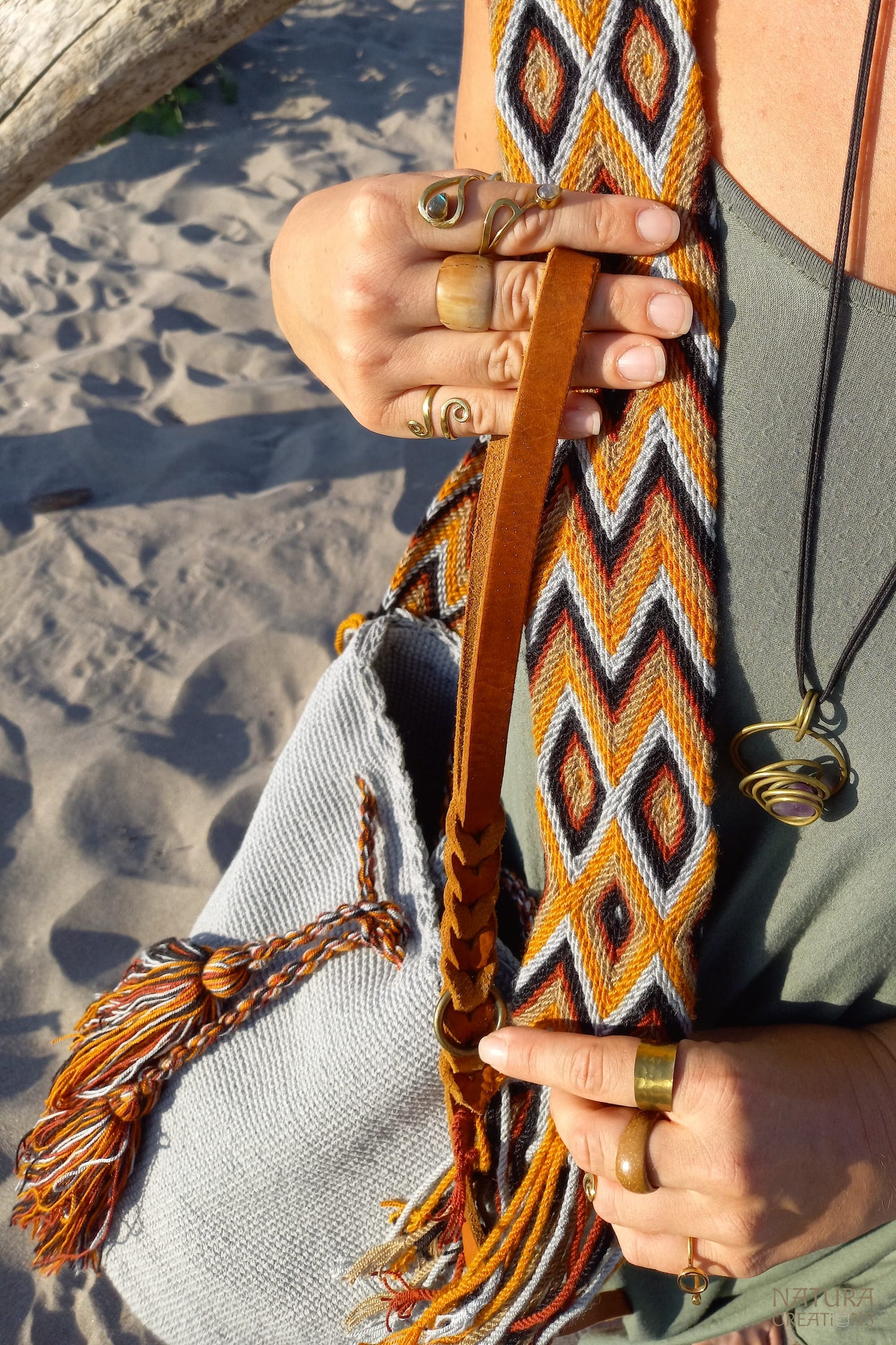 Wayuu Mochila ⪼ Strap with Traditional Pattern ⪻
