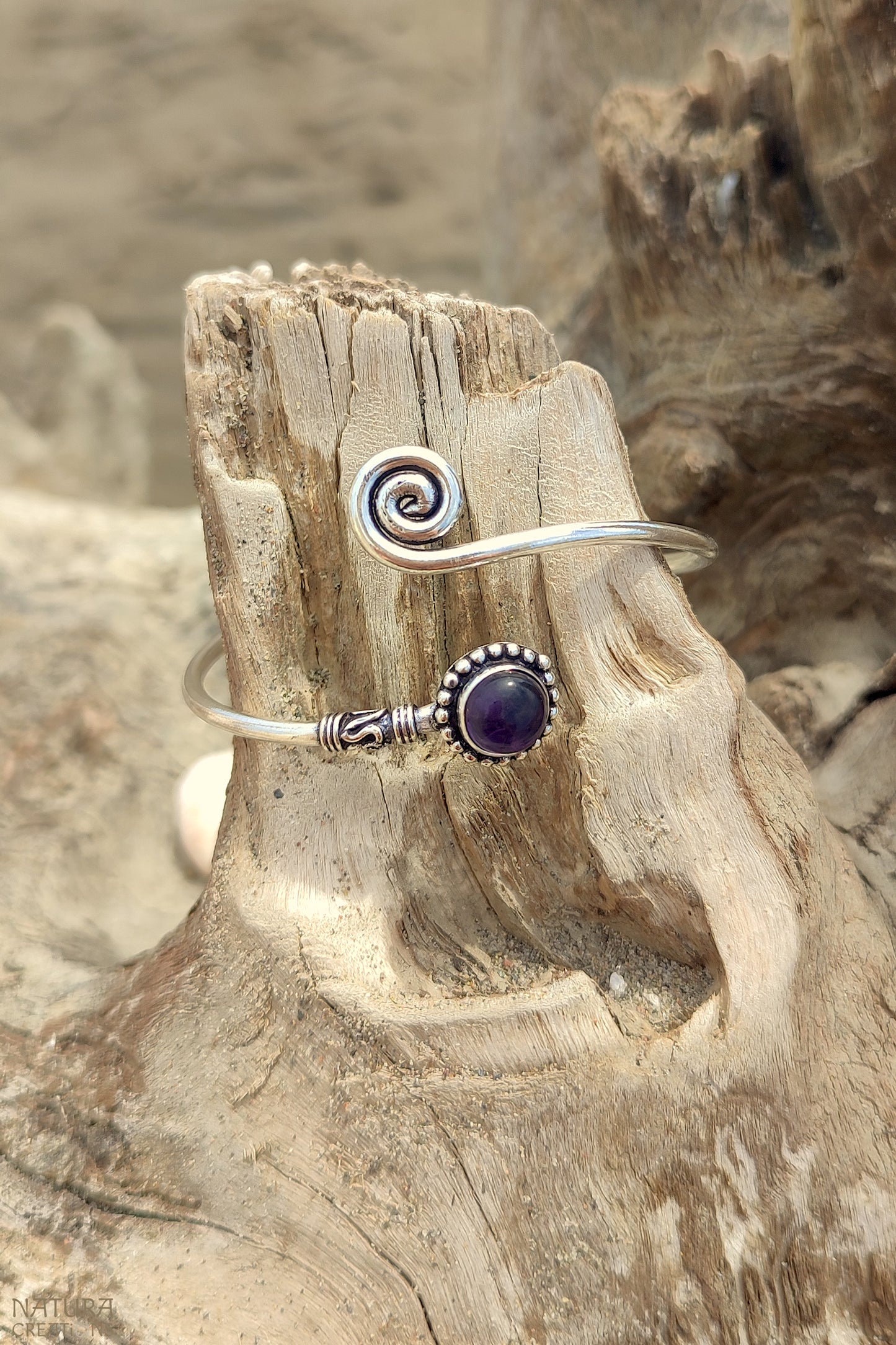 Sahana Bracelet ⪼ Adjustable Silver Plated Bracelet