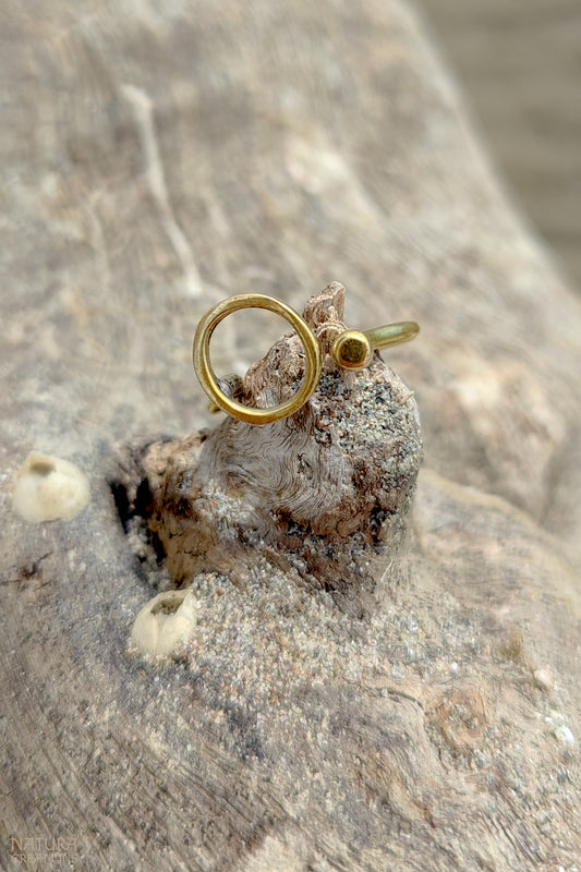 Infinite Circle Ring ○ Handmade Brass Ring