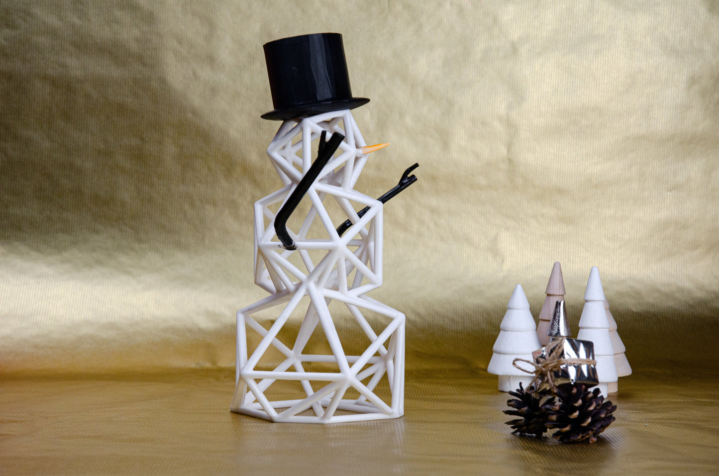 Christmas Snowman Sculpture