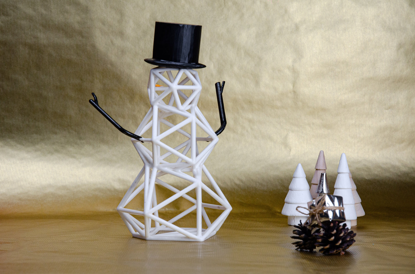 Christmas Snowman Sculpture