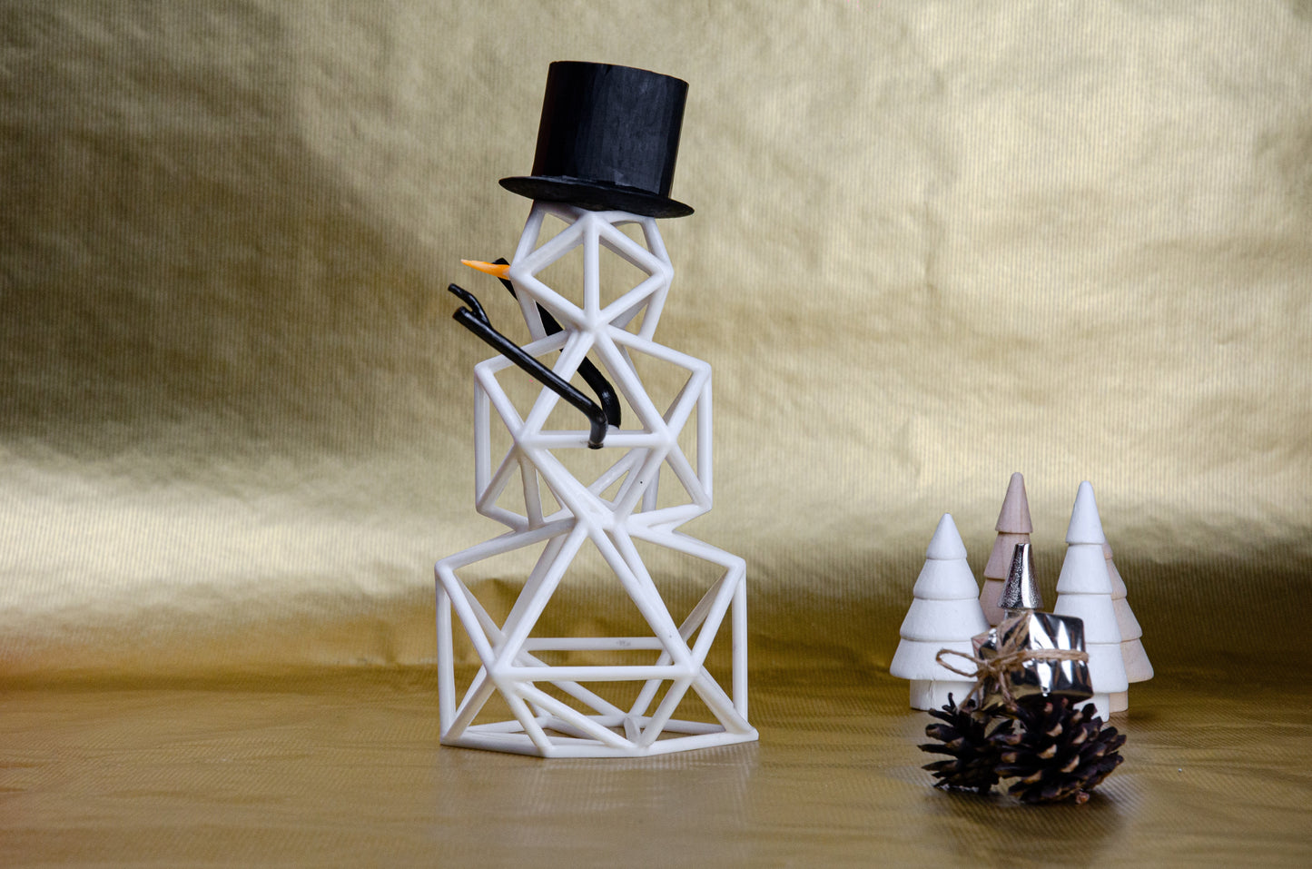 Christmas Snowman Sculpture