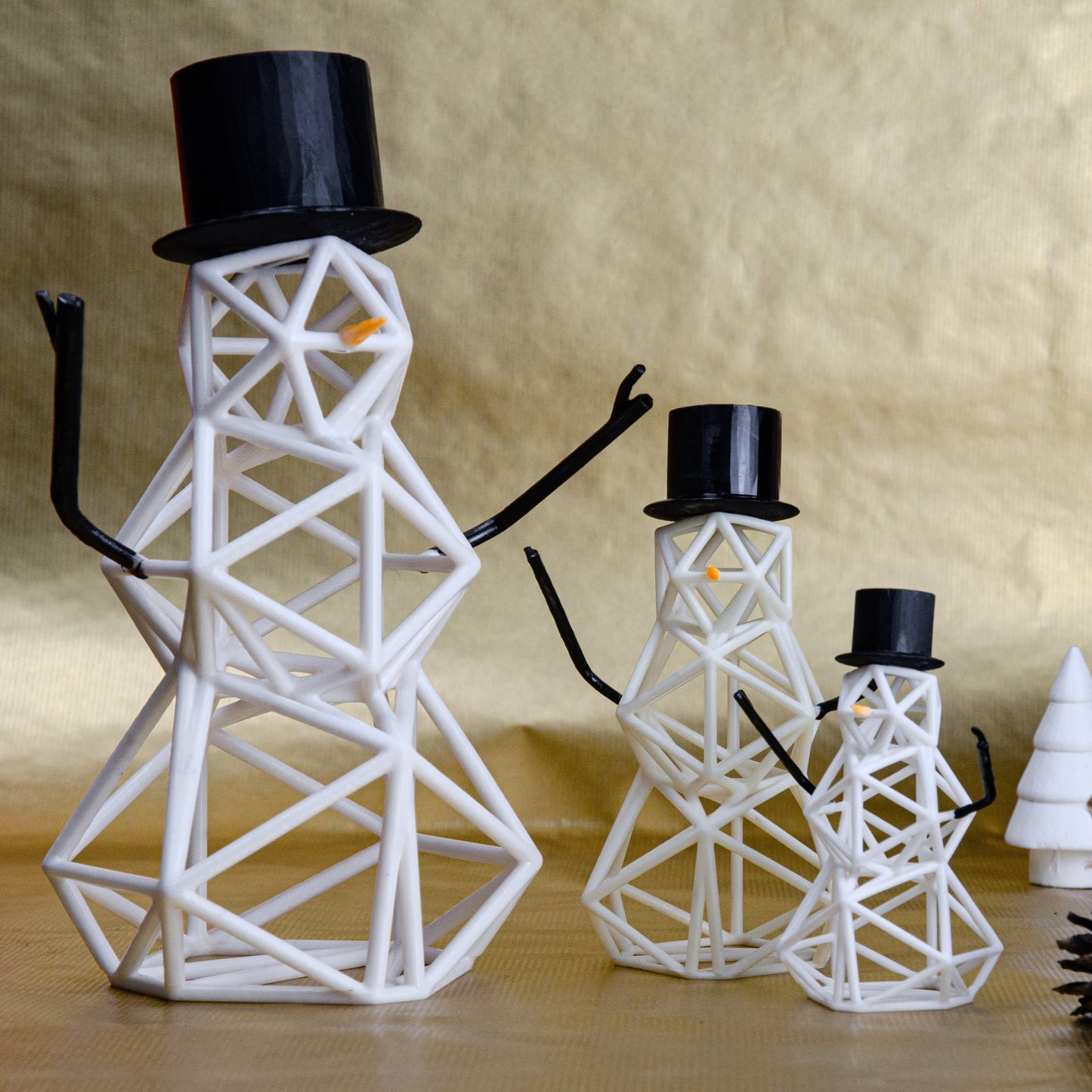 Christmas Snowman Sculpture