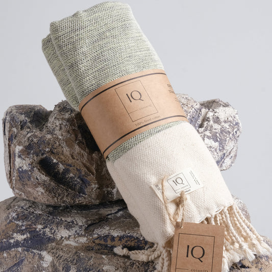 Hamamtuch | Saunatuch | Strandtuch | Ecuador | Grün | 170x95 cm