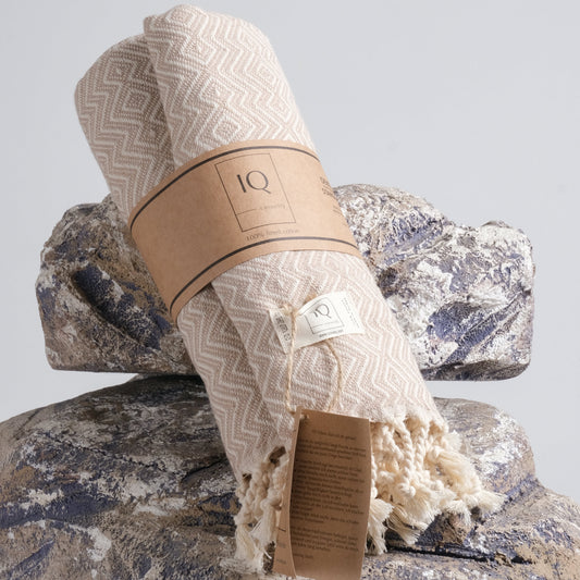 Hamamtuch | Saunatuch | Strandtuch | Peru | Beige | 180x100 cm