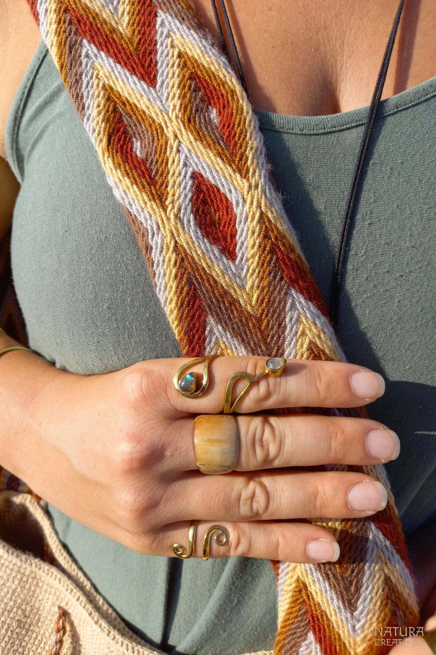 Wayuu Mochila ⪼ Strap with Traditional Pattern ⪻