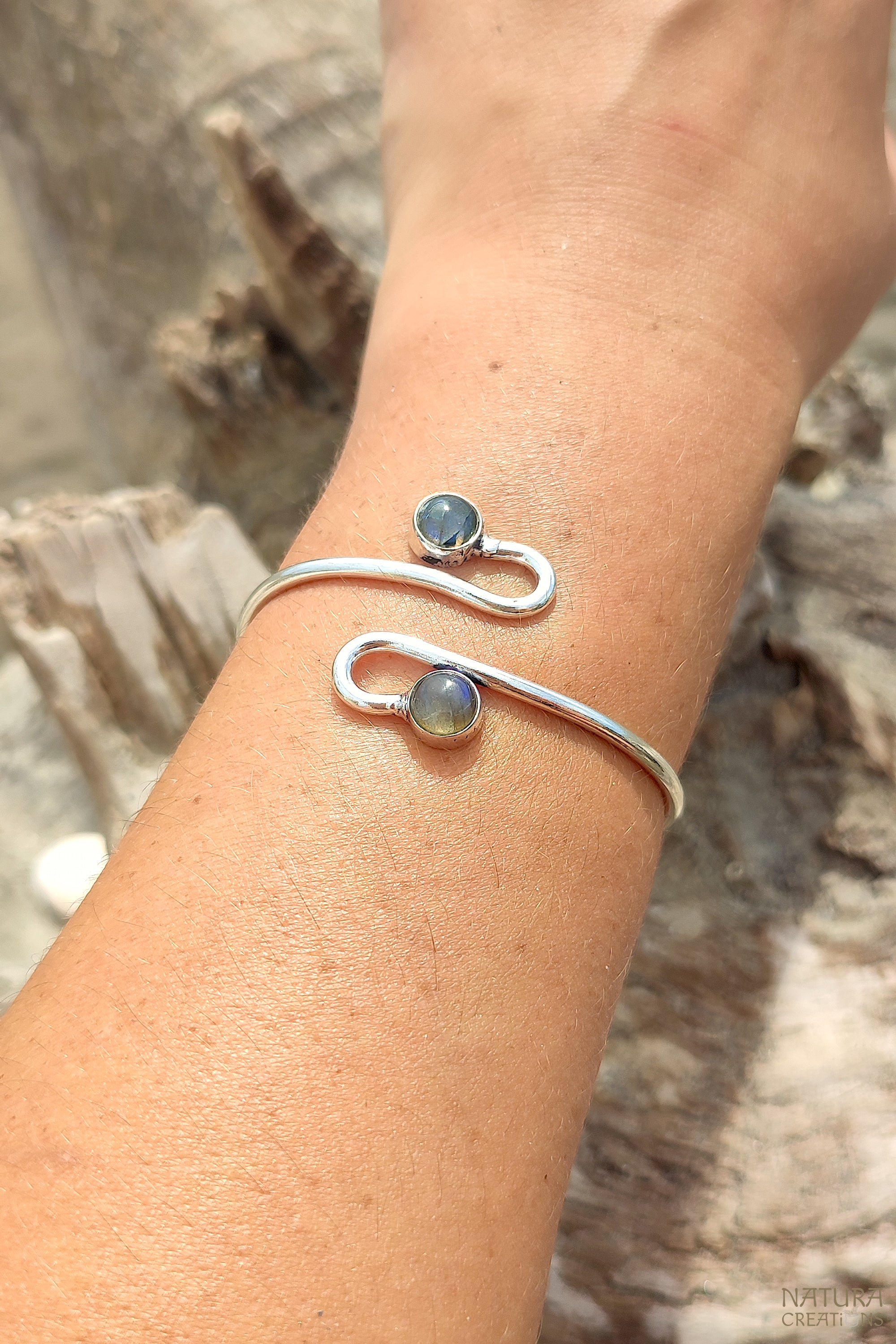 Labradorite Gemstone selling Bracelet, Sterling Silver Adjustable Bolo Bracelet, AAA Quality Labradorite Bracelet, Gifts for Her