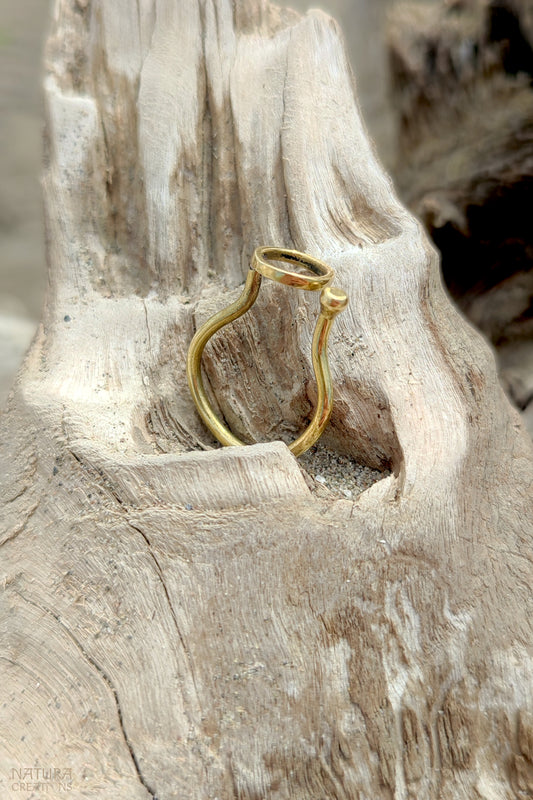 Infinite Circle Ring ○ Handmade Brass Ring